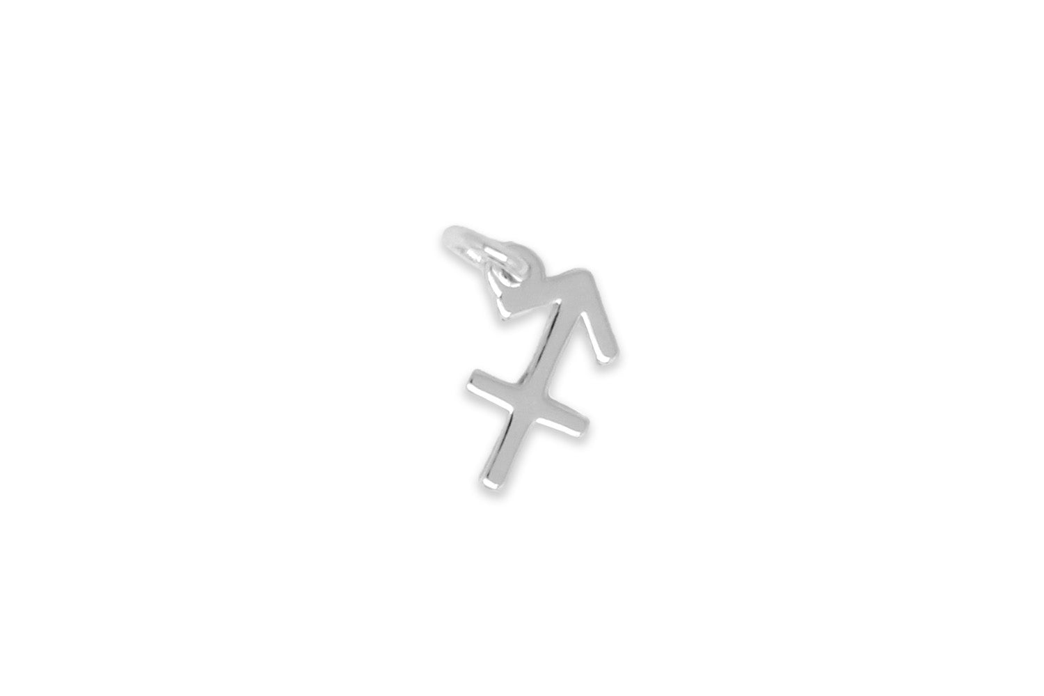 Sagittarius Zodiac Silver Necklace Charm