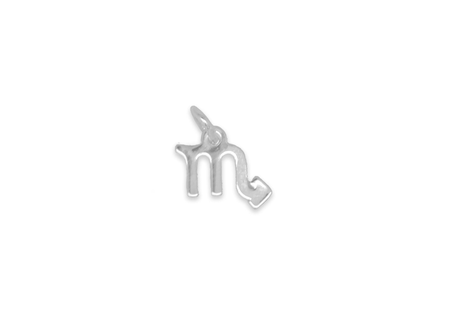 Scorpio Zodiac Silver Necklace Charm