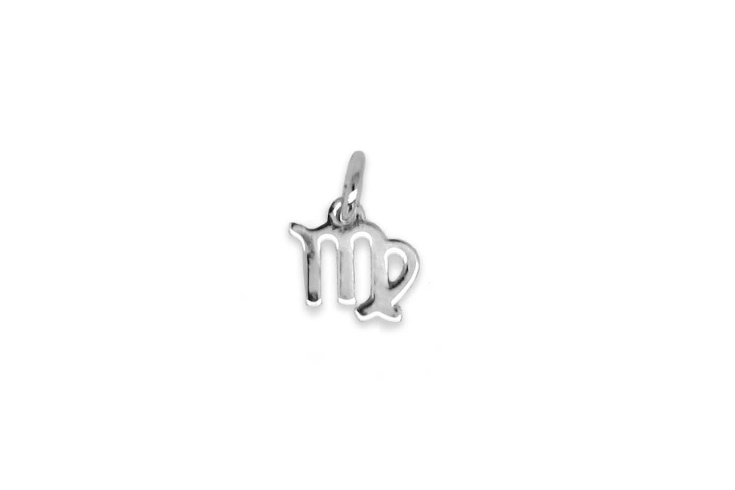 Virgo Zodiac Silver Necklace Charm