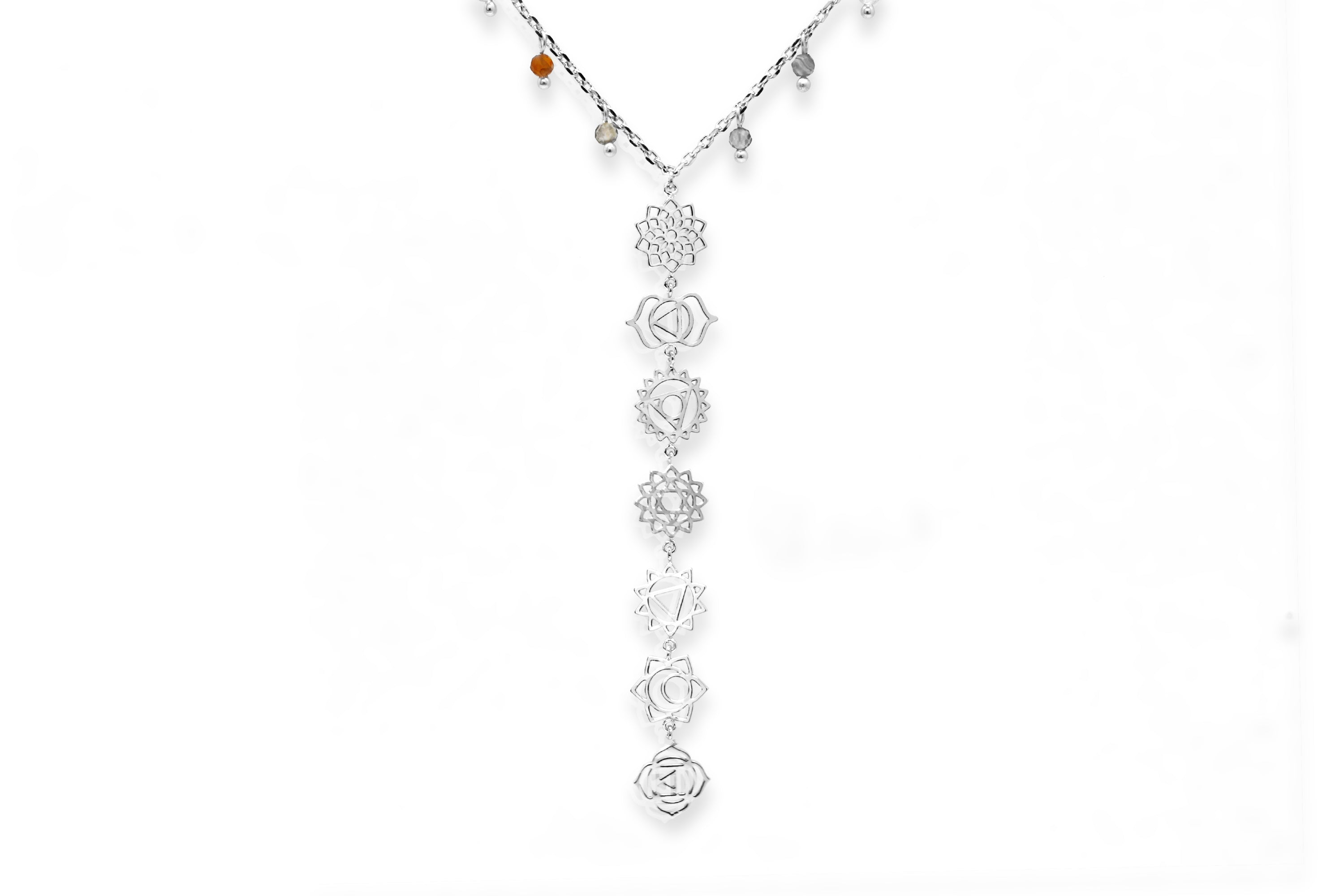 Ajna Silver Chakra Necklace