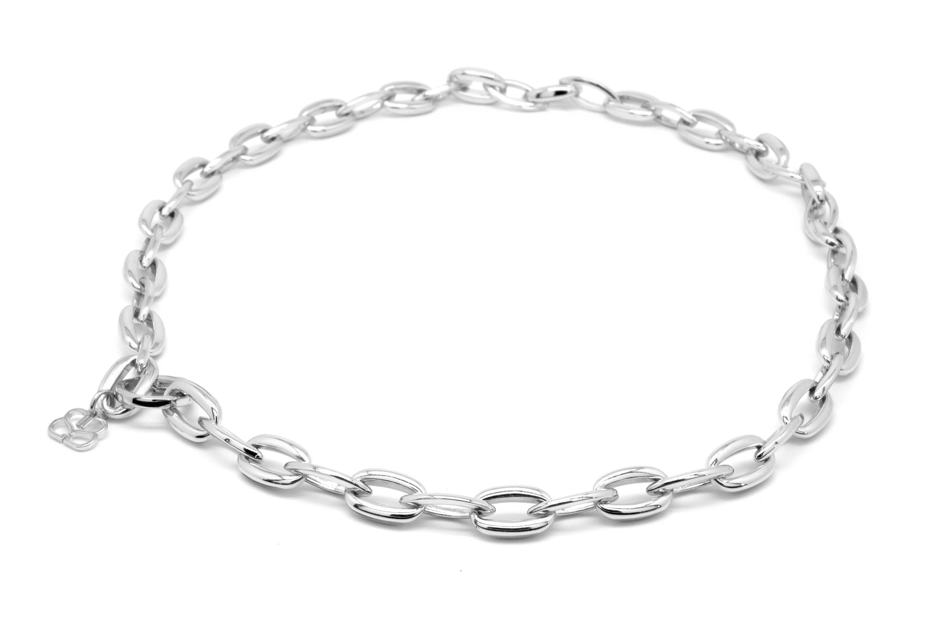 Errai Silver Chunky Chain Necklace