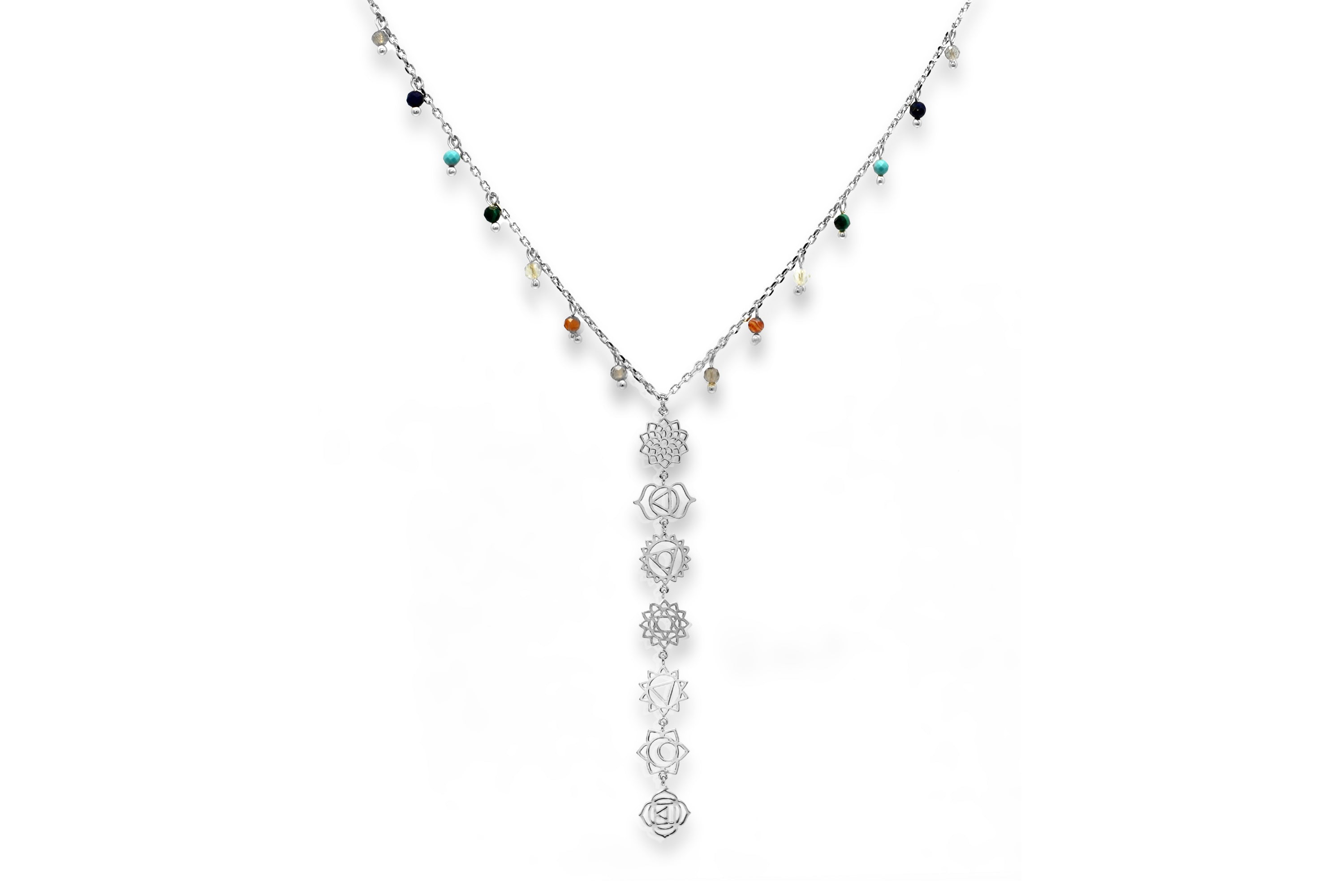 Ajna Silver Chakra Necklace