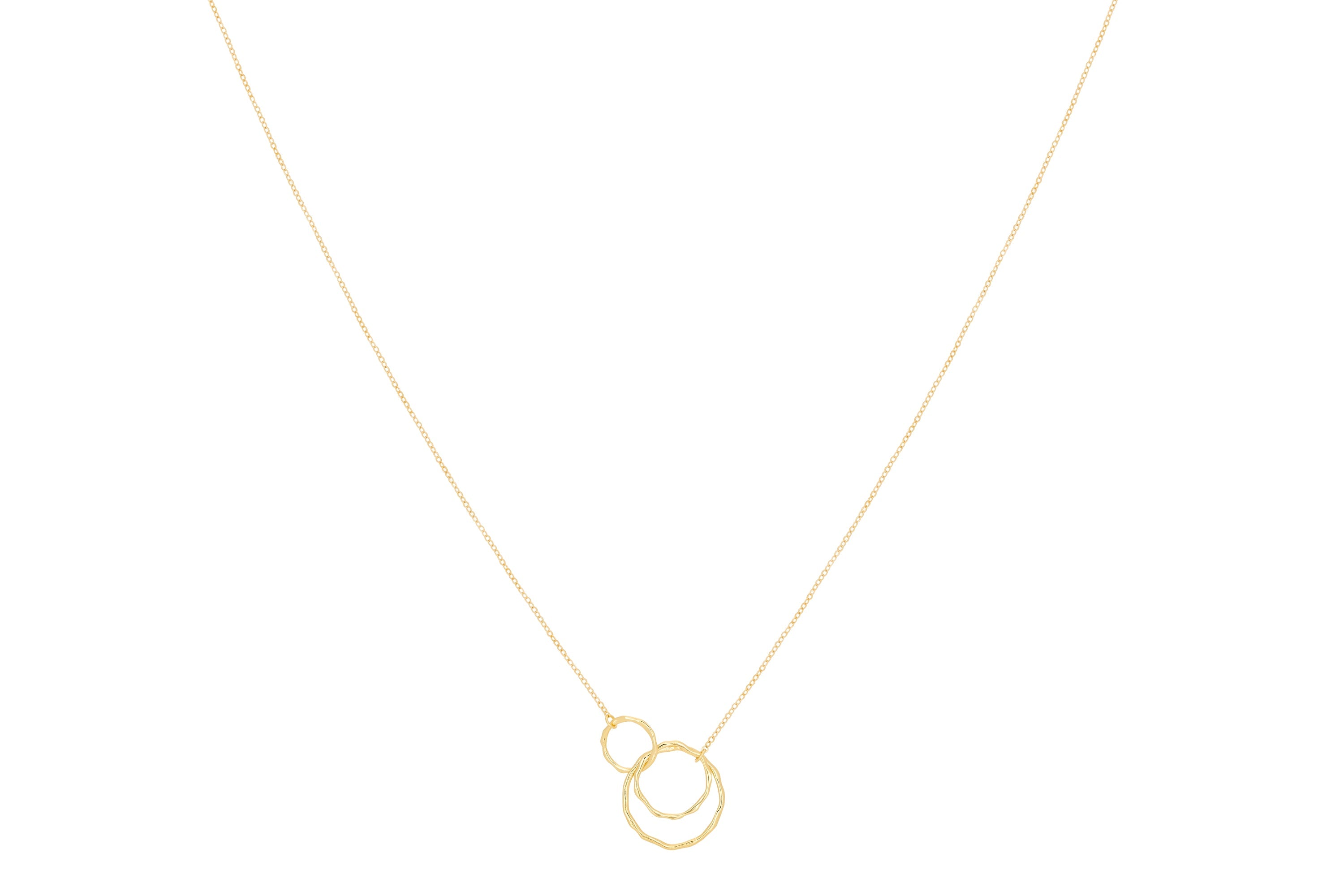 Pimms Gold Circular Necklace