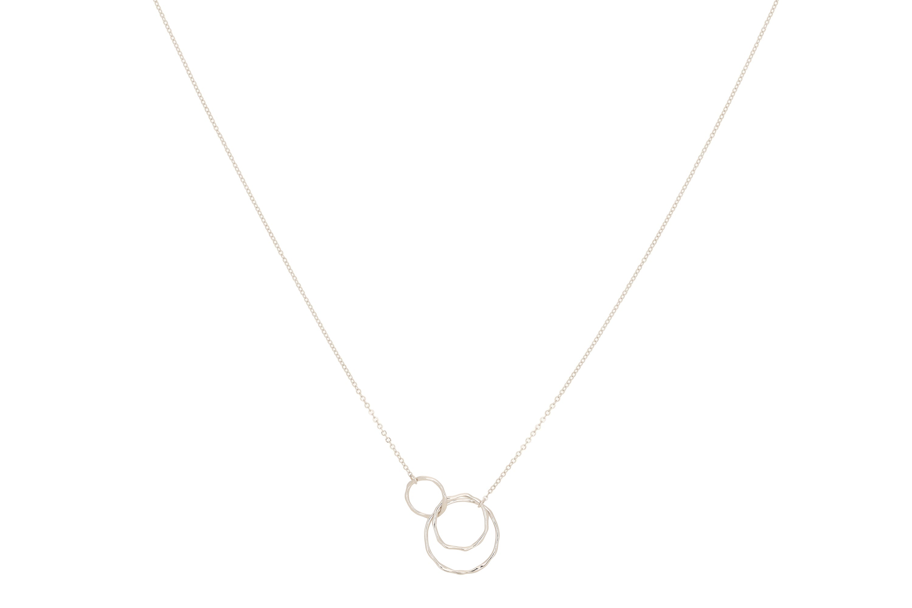 Pimms Silver Circular Necklace