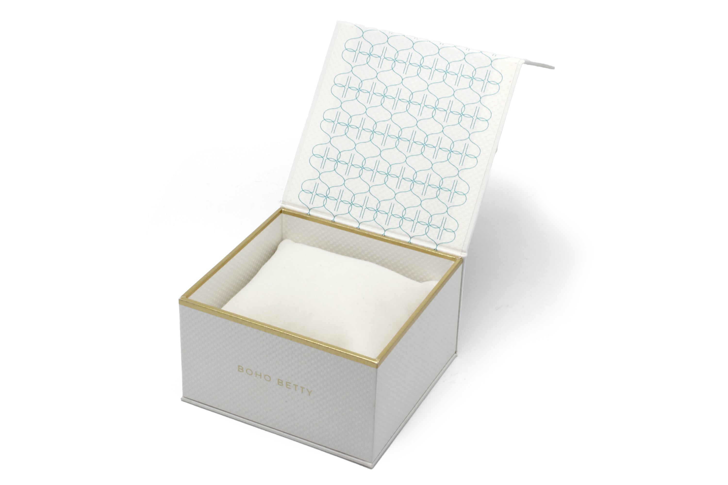 White Bracelet box with Cushion