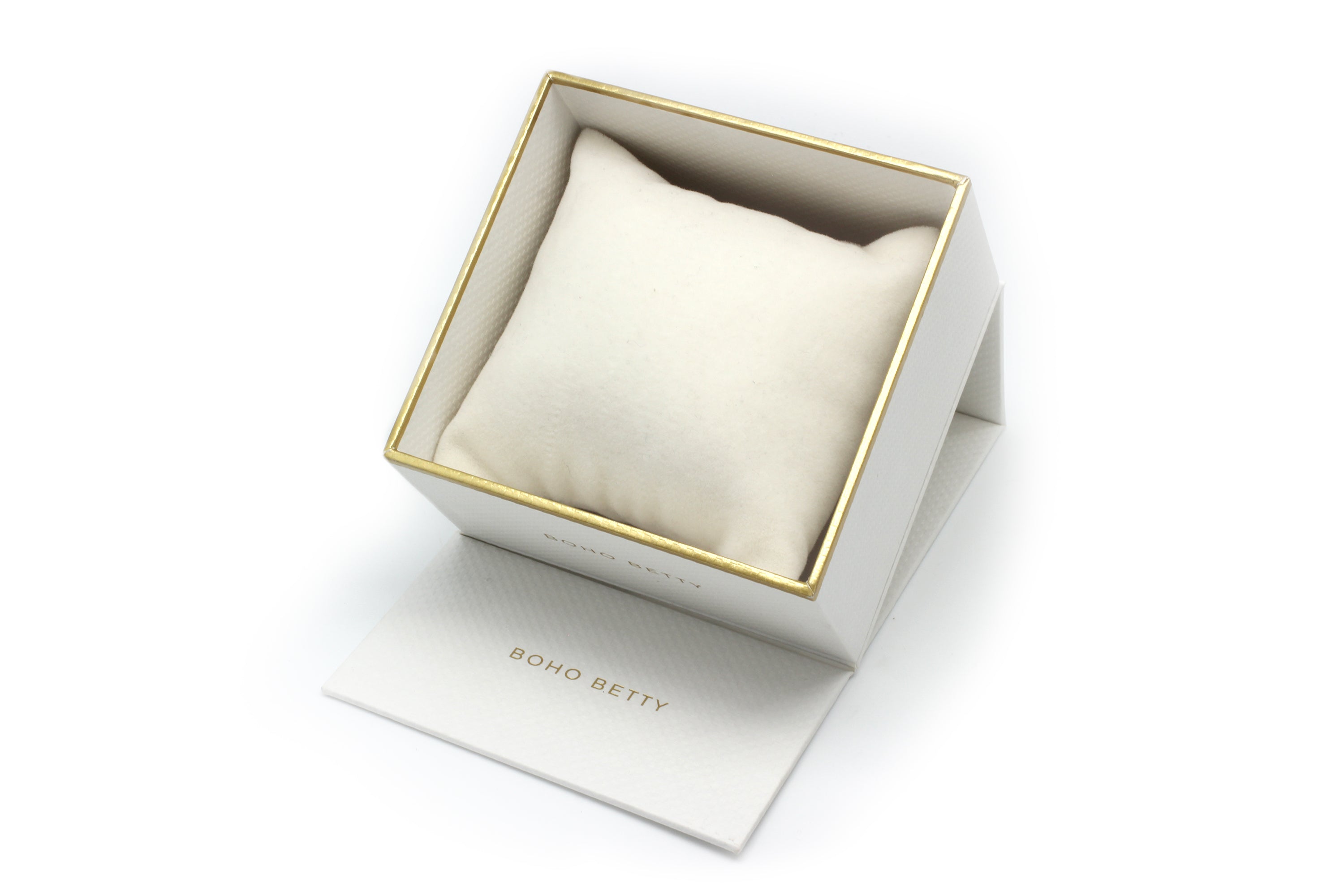 White Bracelet box with Cushion